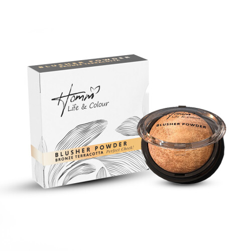 HOMMLIFE & COLOR - BLUSHER POWDER BRONZE TERRACOTTA 12