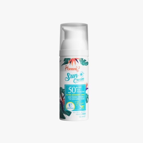 HOMM LİFE YÜZ İÇİN YÜKSEK KORUMALI GÜNEŞ KREMİ 50ML